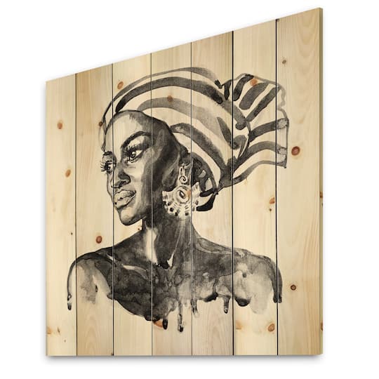 Designart - Portrait of African American Woman XII